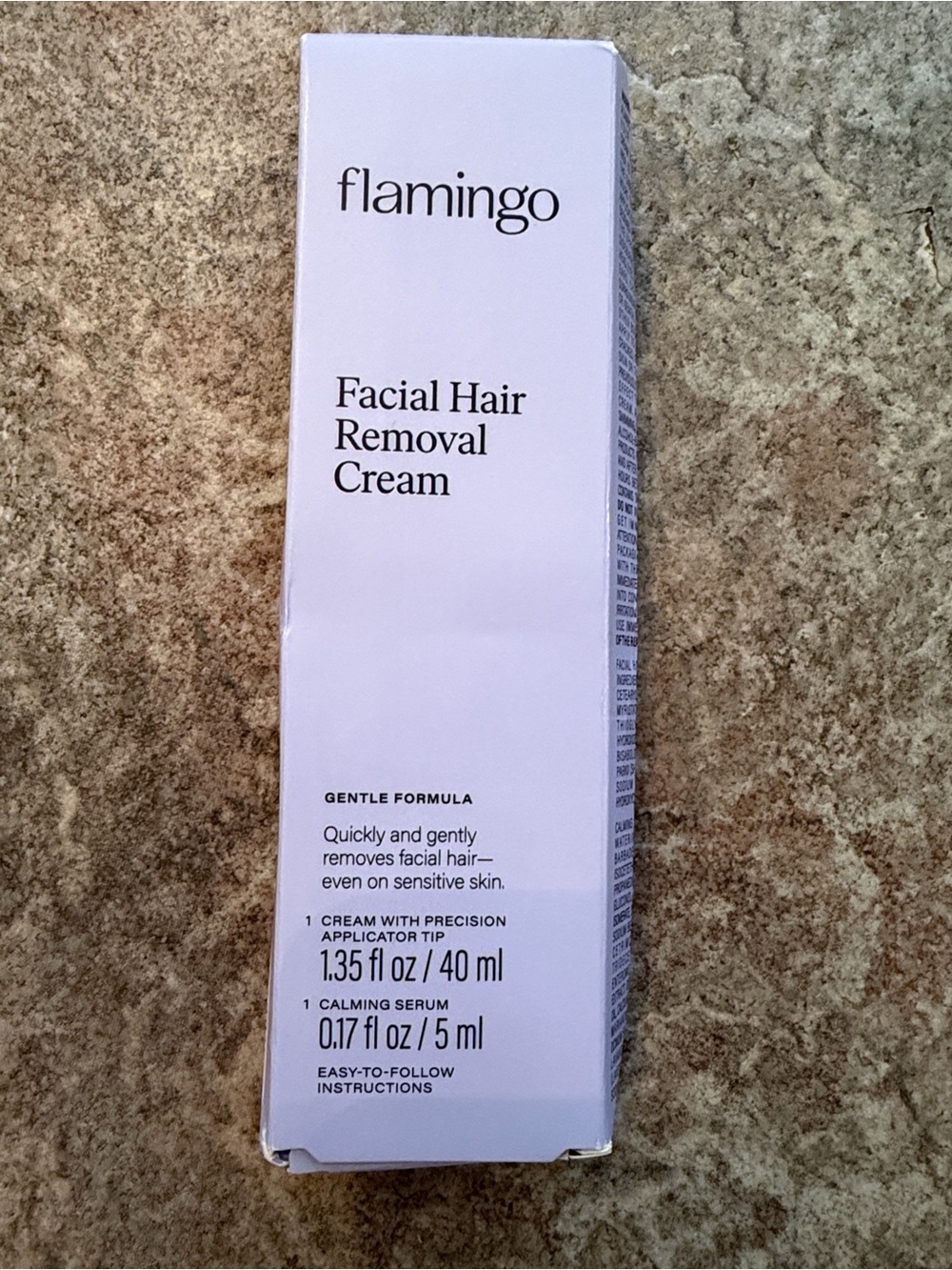 Flamingo Facial Hair Removal Cream – White